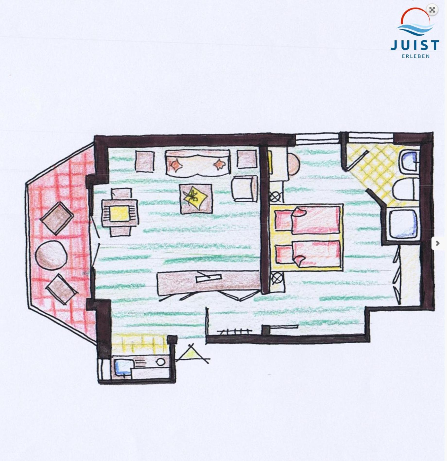 Haus Petra 132 - Ferienwohnung 2 جويست المظهر الخارجي الصورة